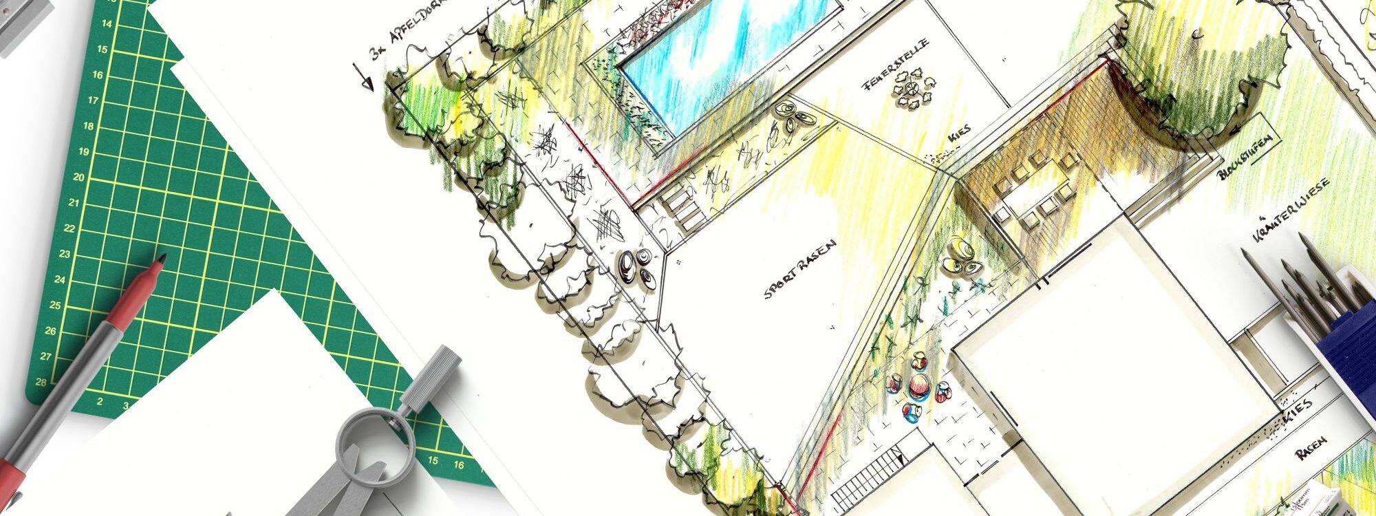 Conception de plans de jardins autour de Mulhouse, Thann et Cernay Audincourt