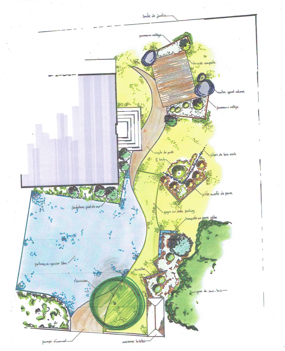 CONCEPTION | Jardin et Paysage Conception de plans de jardins autour de Mulhouse, Thann et Cernay Guebwiller 5